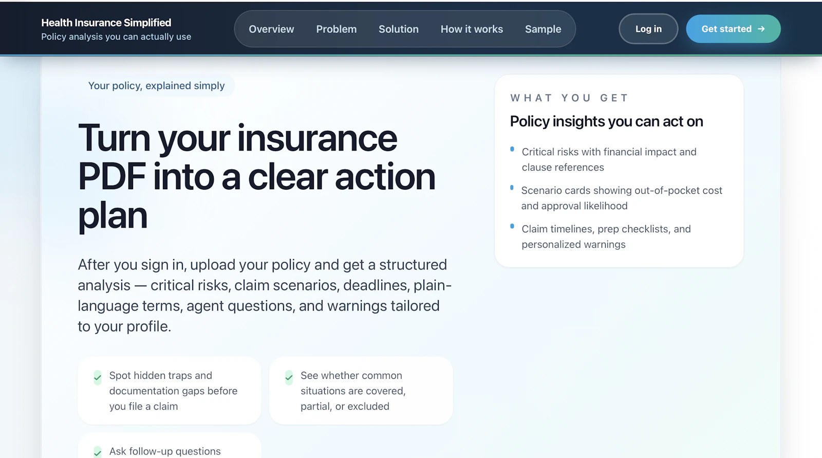 PolicyVibe screenshot 1