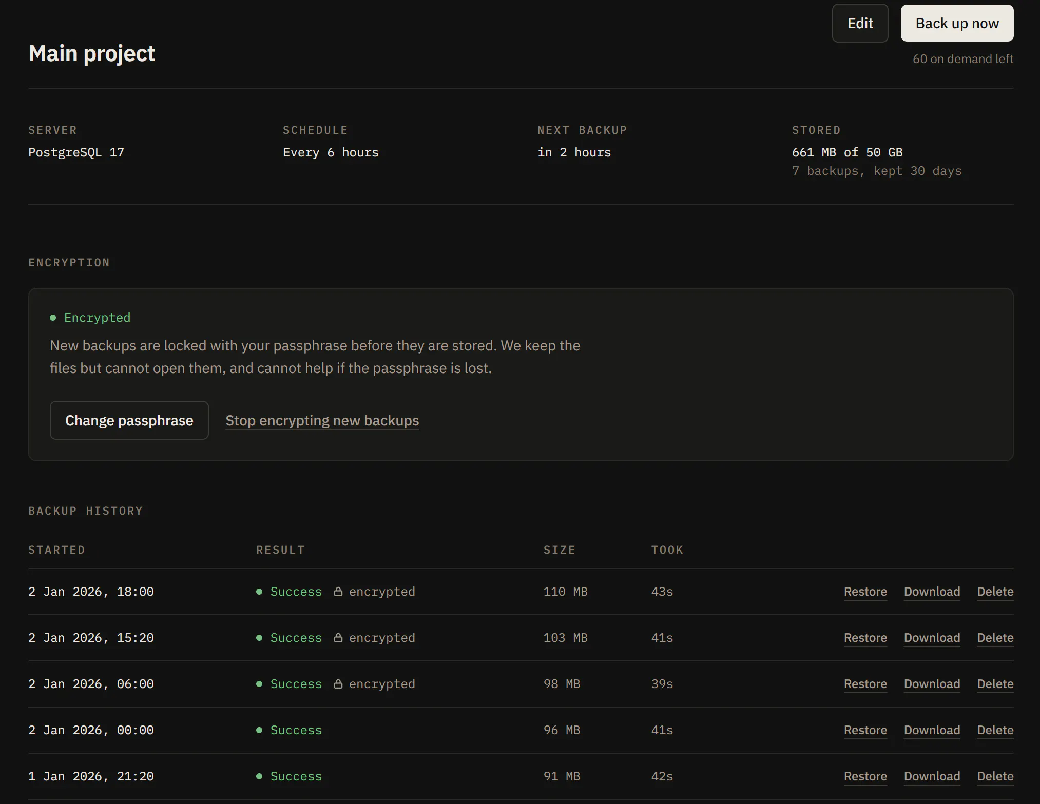 BaseBackups gallery image