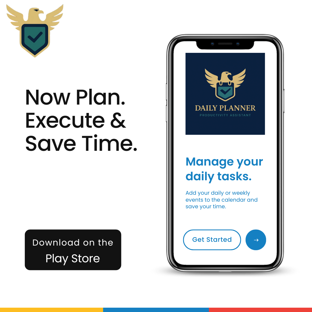 DailyPlanner App - Main product screenshot demonstrating key features and user interface
