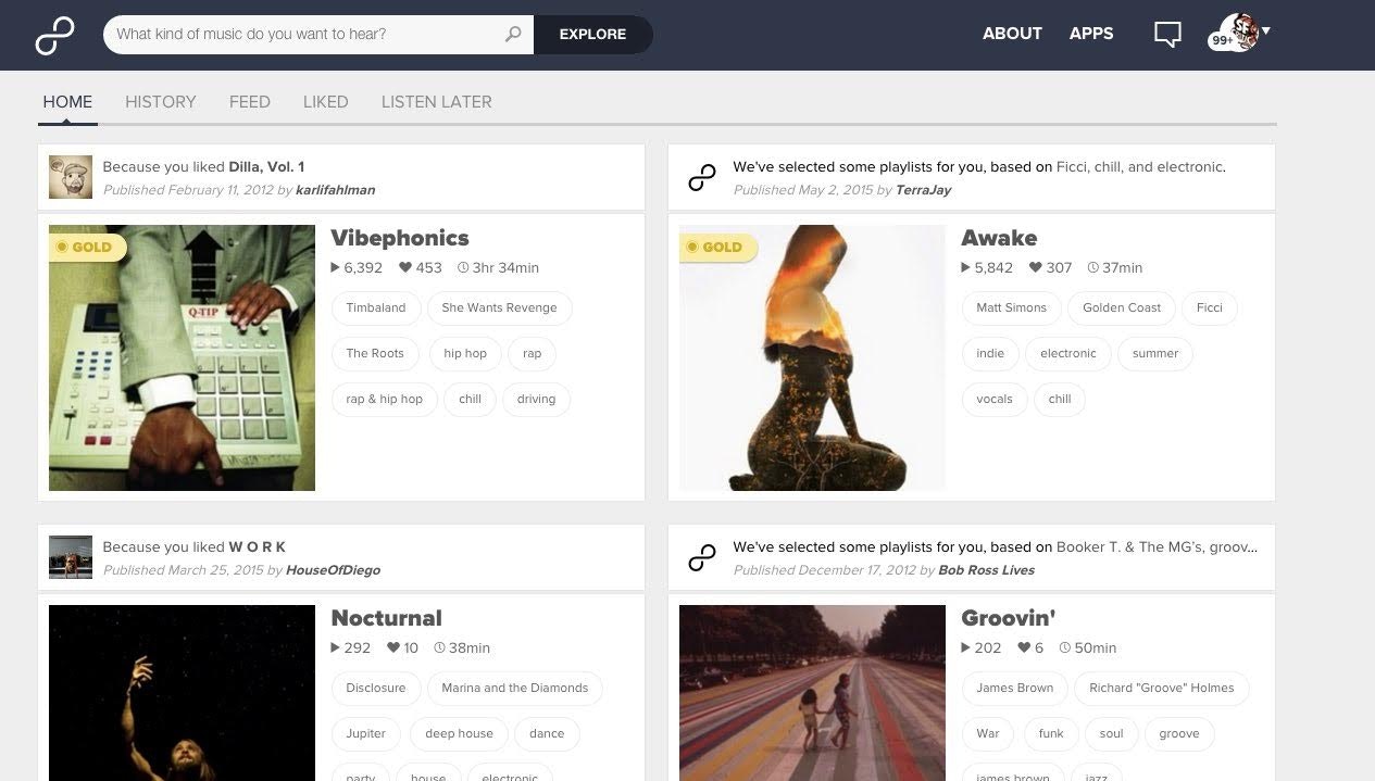 8tracks 4.0 (early access) Image