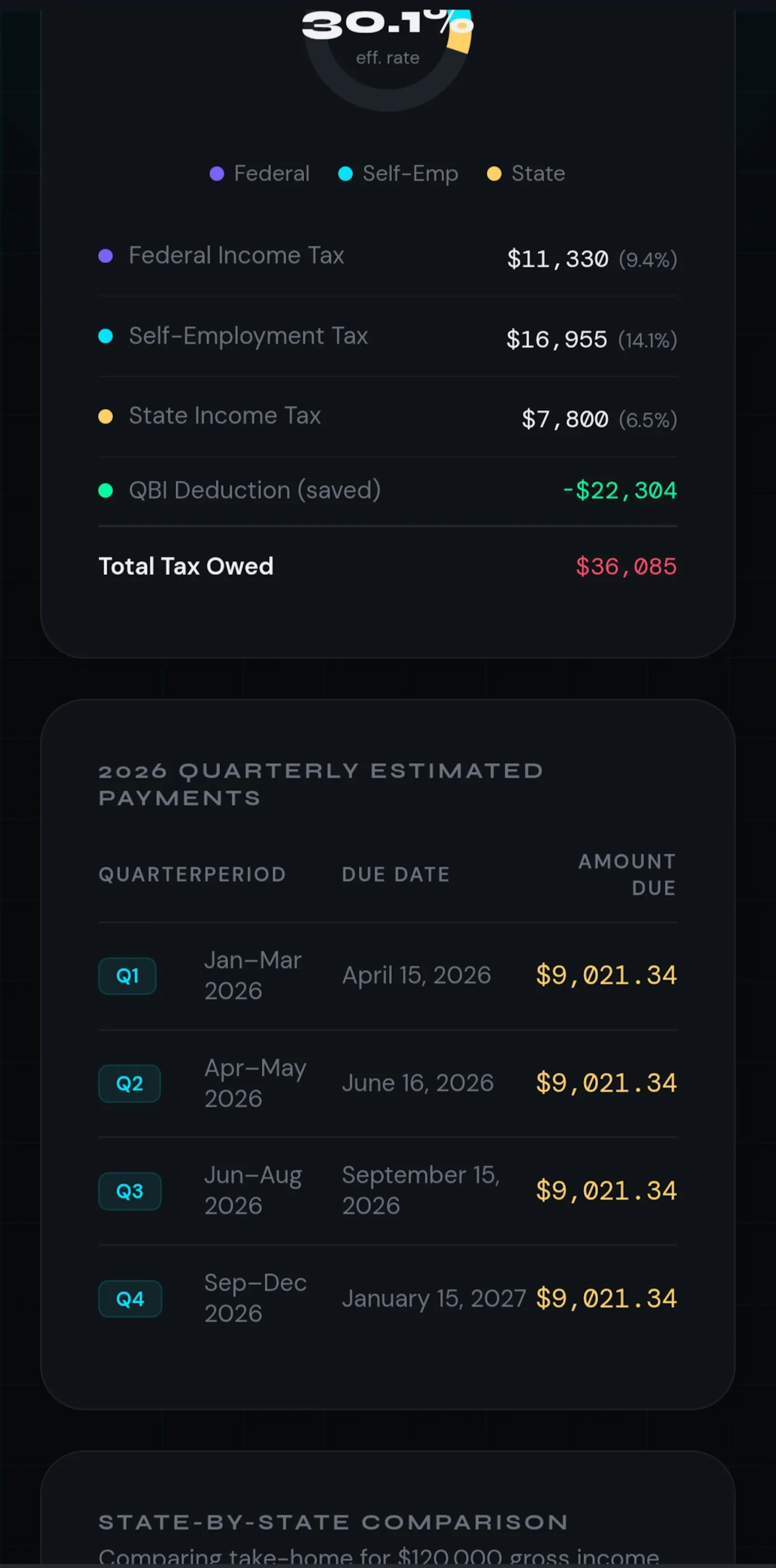 TaxRadar screenshot 1