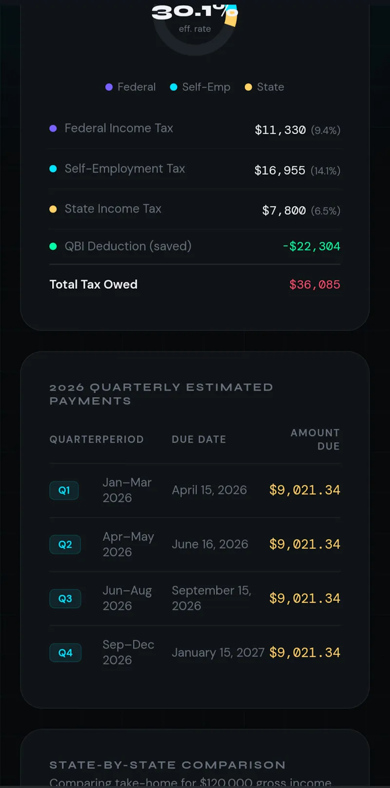 TaxRadar screenshot 1