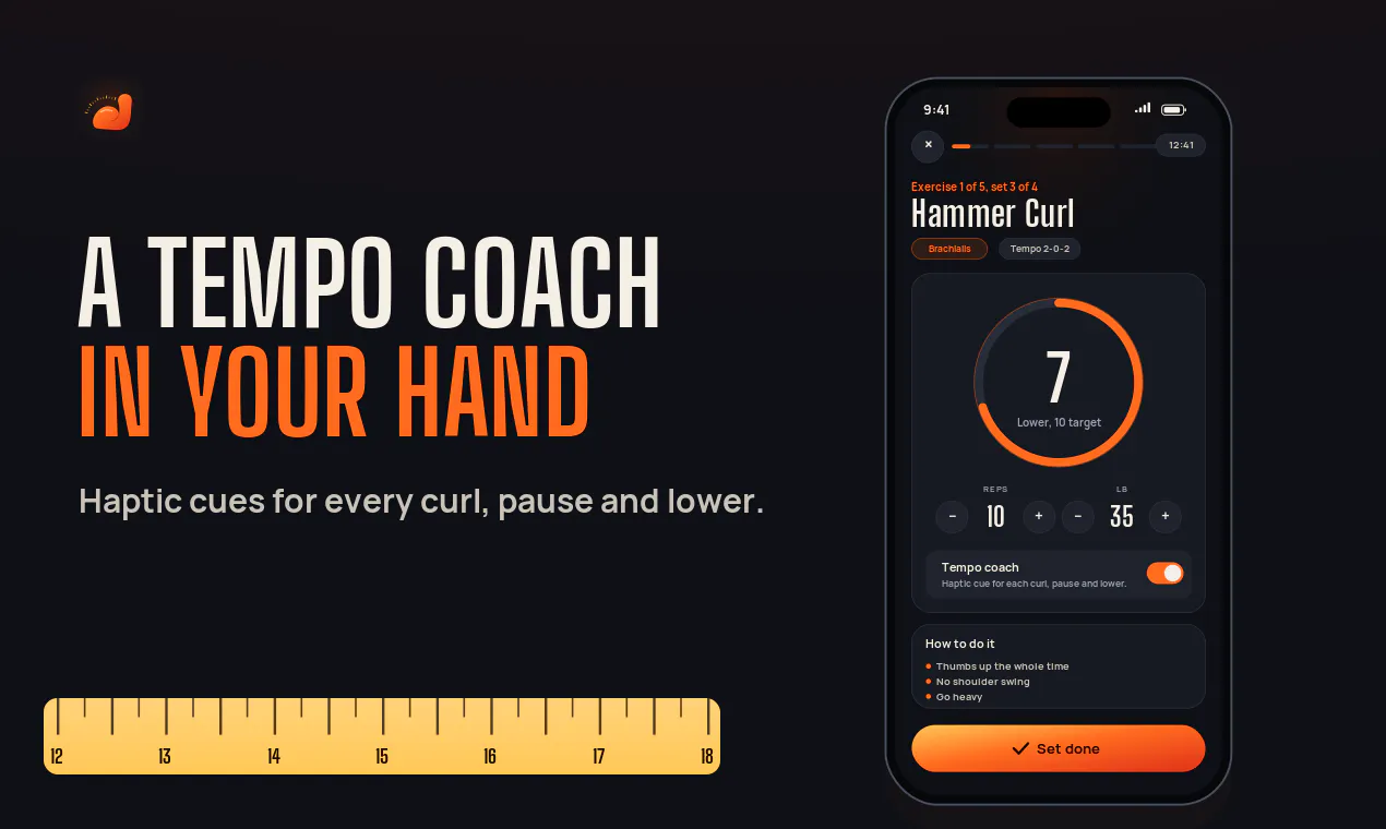 BicepsMaxx: scan your arms, train them gallery image