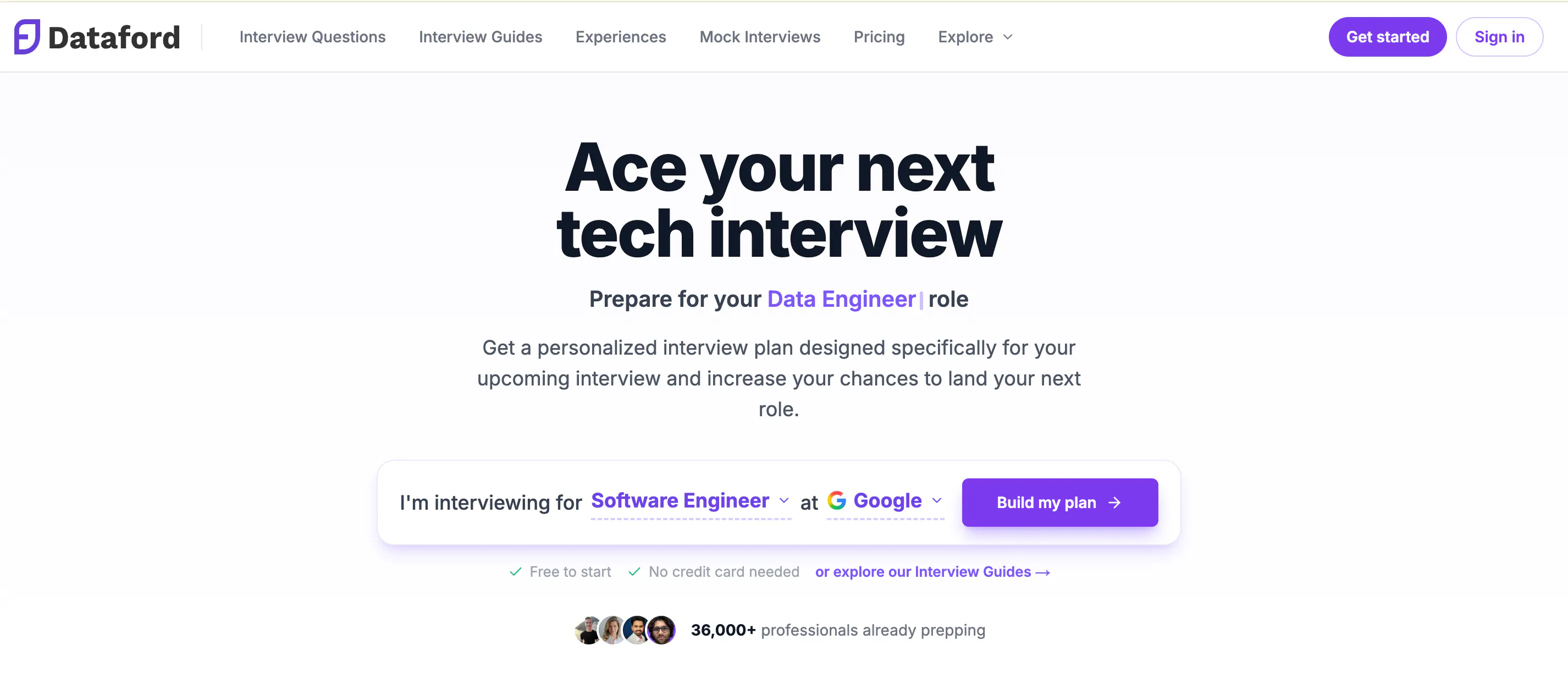 Dataford.io gallery image