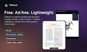 Fileloom: more formats + QR file handoff gallery image