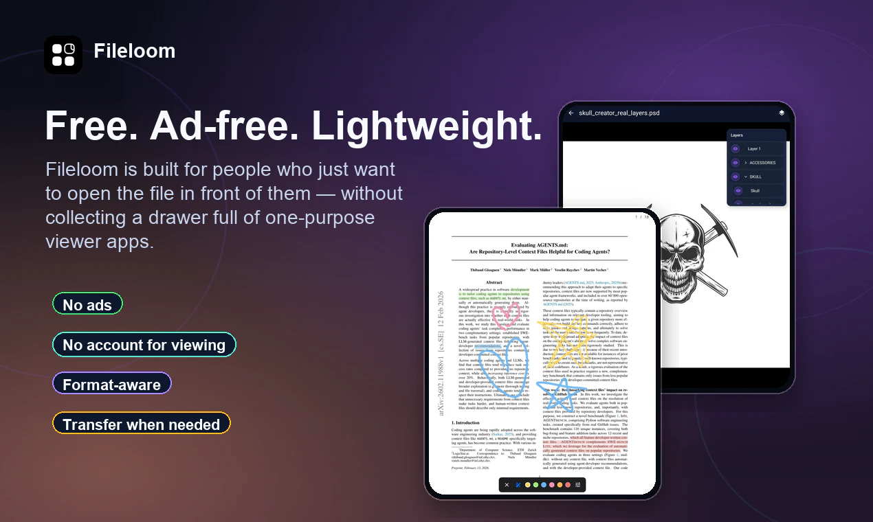 Fileloom: more formats + QR file handoff 截图 10