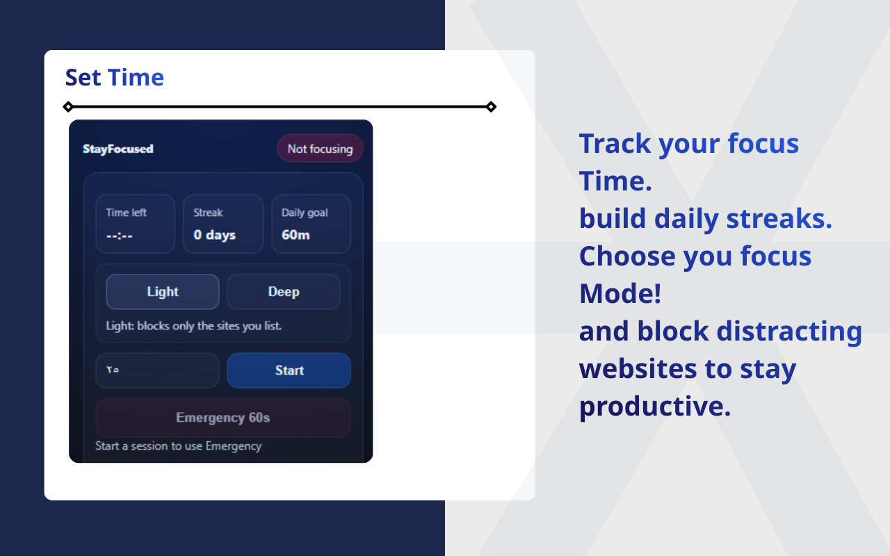 StayFocused – Pomodoro & Website Blocker gallery image