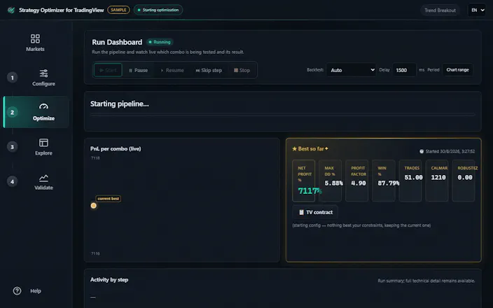 Strategy Optimizer for TradingView gallery image