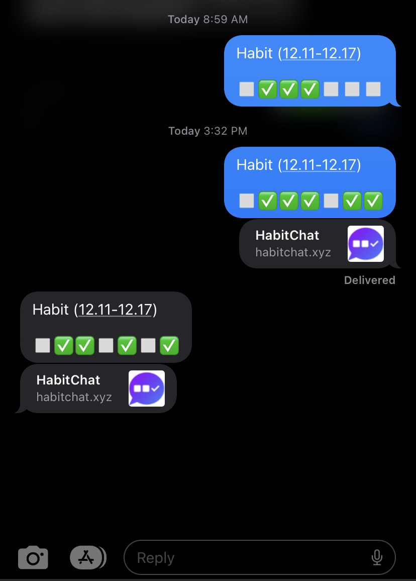 Ti amo - Un tracker di abitudini per la tua chat di gruppo media 2