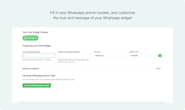 WhatsApp Chat Button Widget gallery image