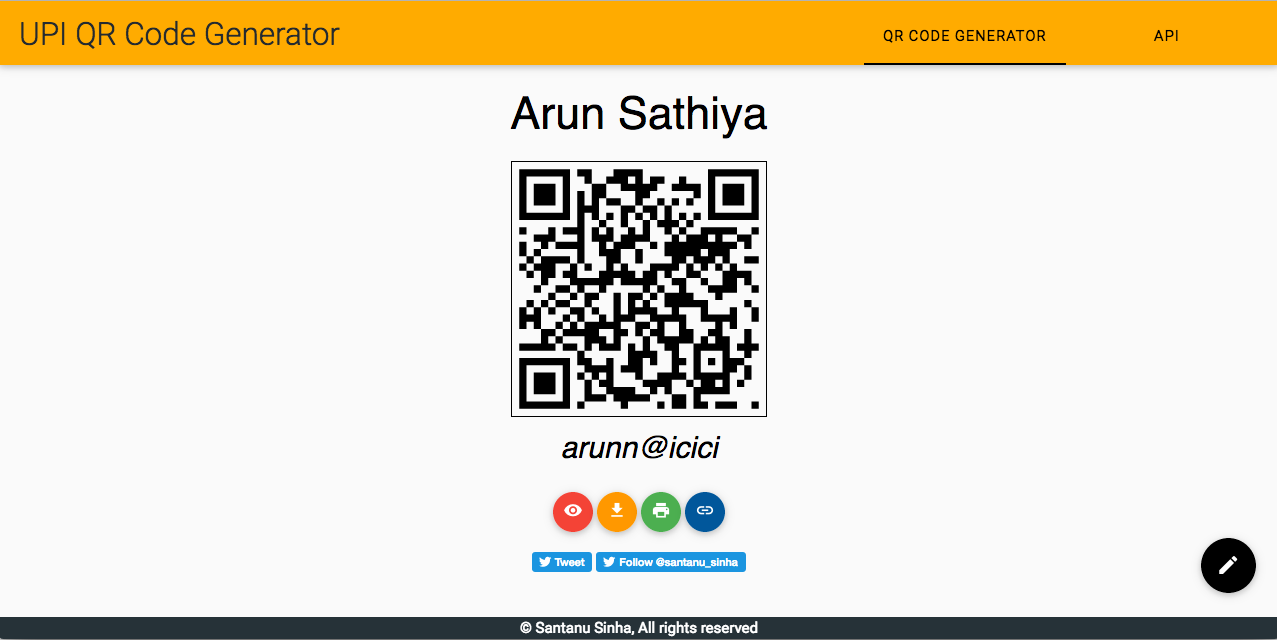 UPI QR Code Generator gallery image