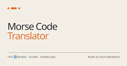 Morse Code Translator gallery image