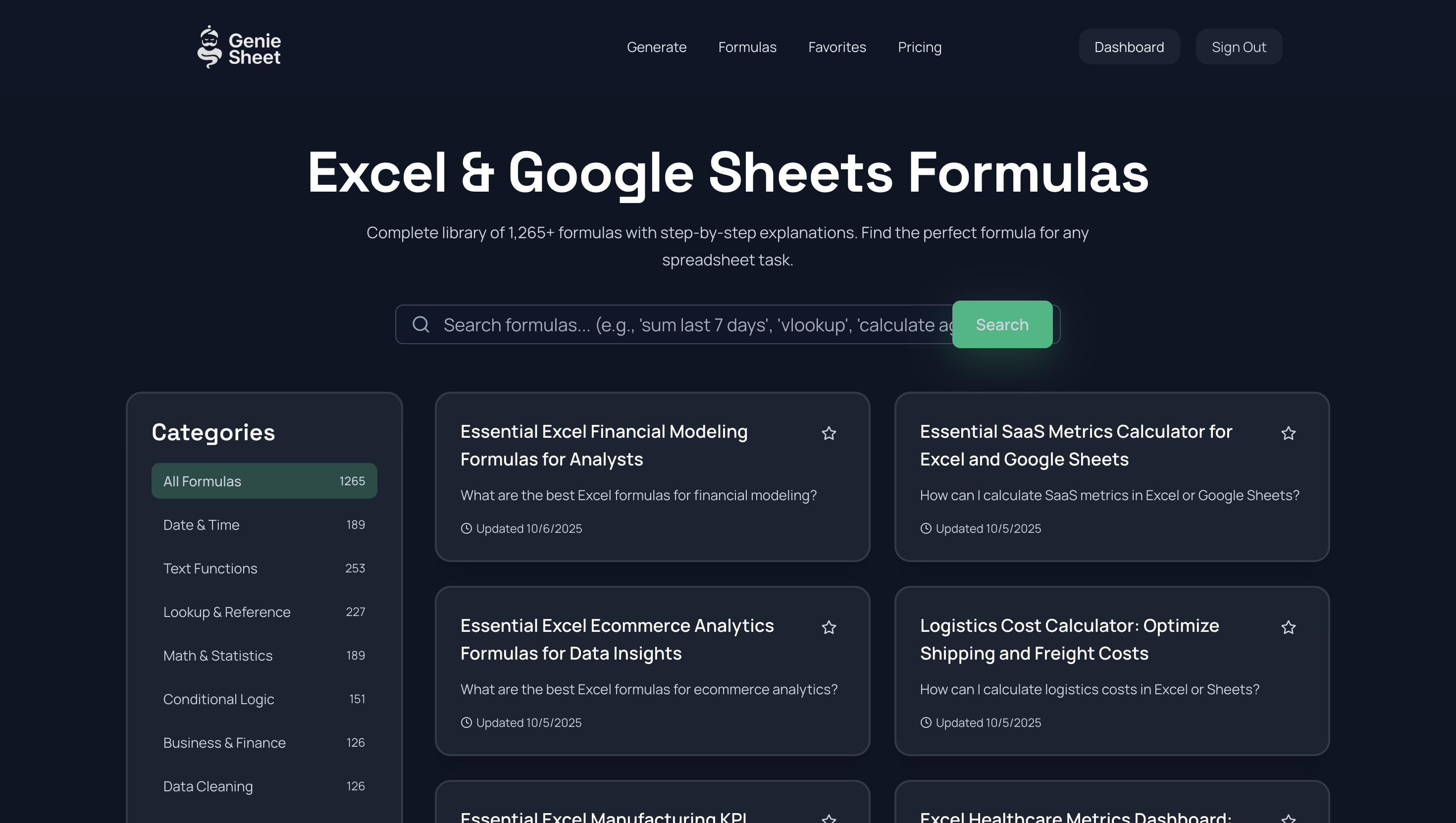 GenieSheet gallery image