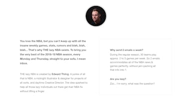 The Lazy NBA gallery image