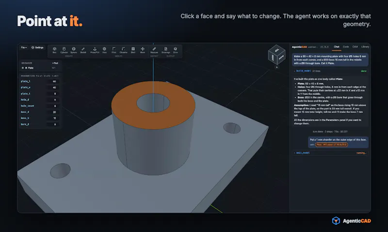 Agentic CAD screenshot 3