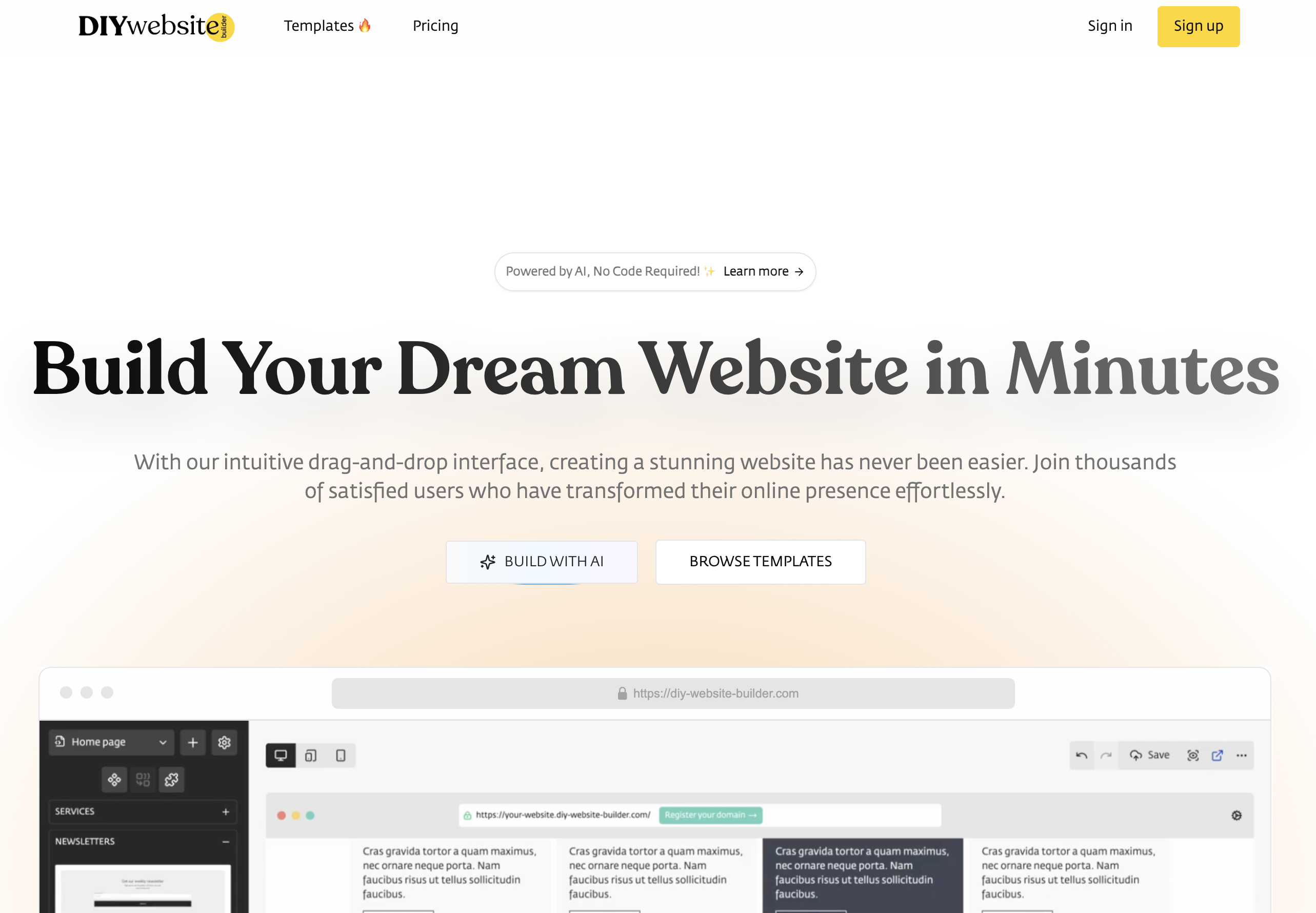 DIY-Website-Builder