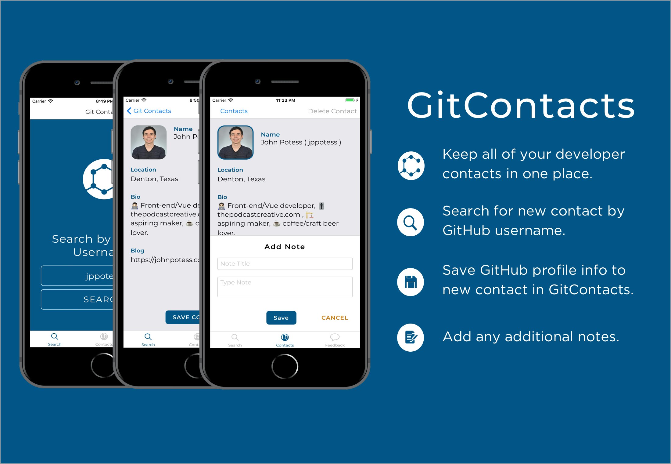GitContacts gallery image