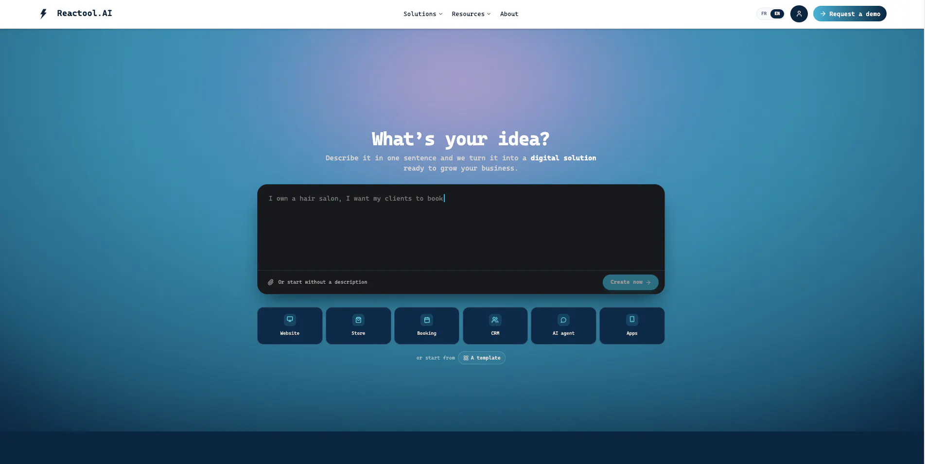 Reactool AI logo
