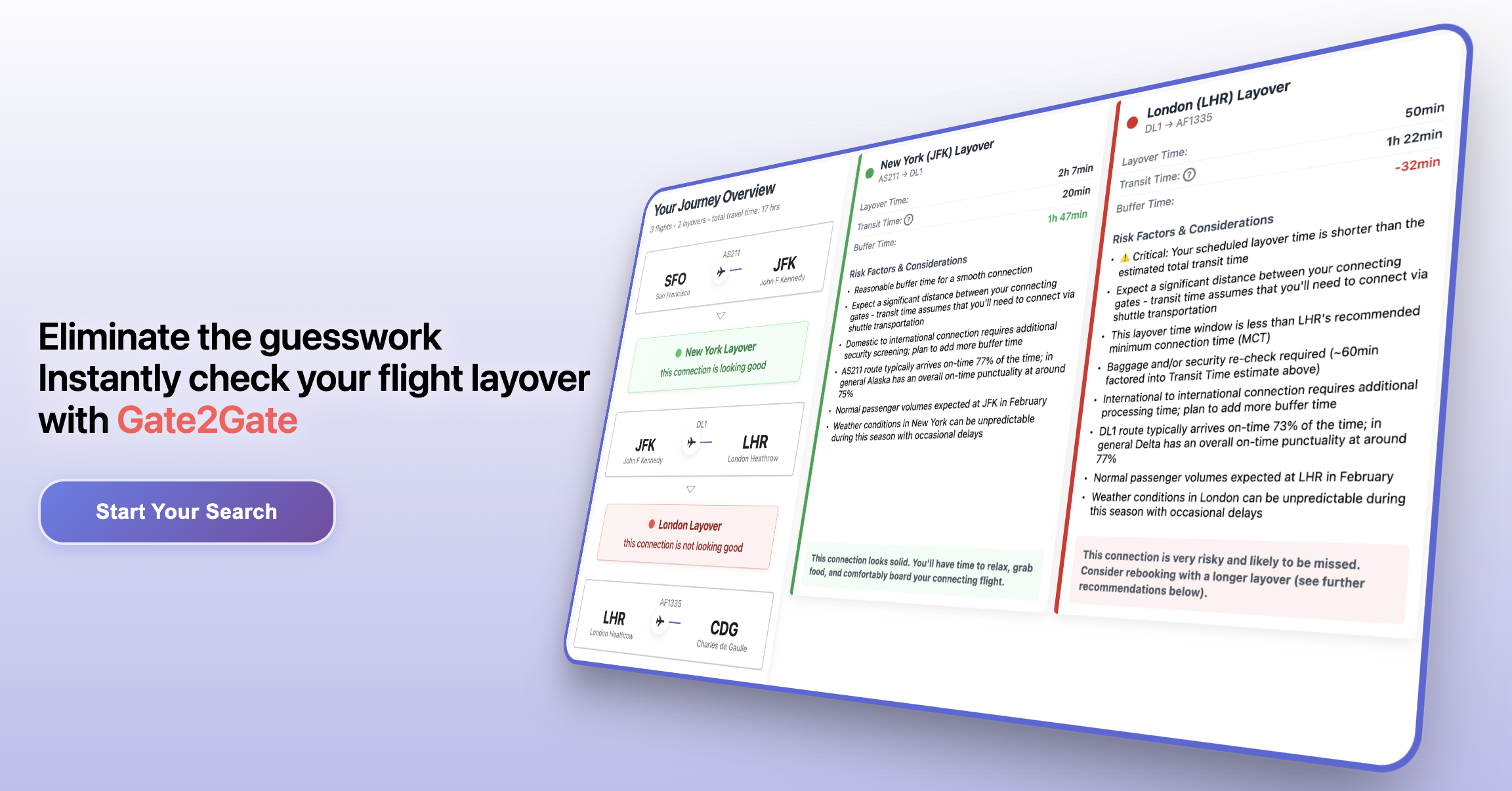 Gate2Gate - Screenshot 2 showing product features and functionality