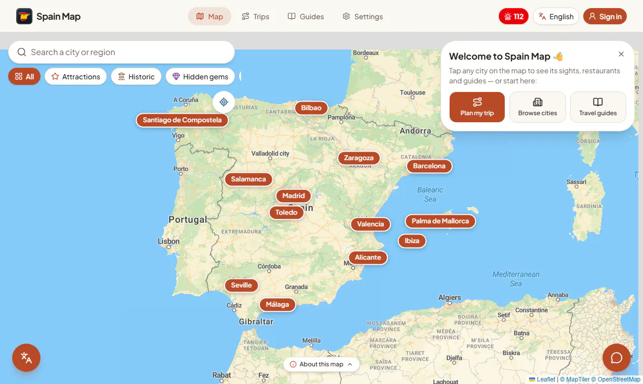 Spain Map gallery image