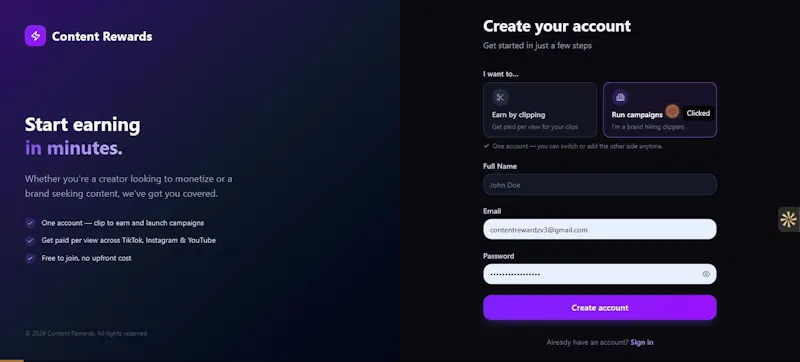 Content Rewardz screenshot 2