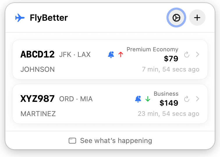 FlyBetter — Never Miss an Upgrade gallery image