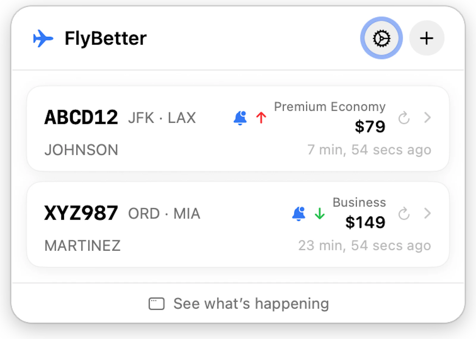 FlyBetter — Never Miss an Upgrade screenshot 1