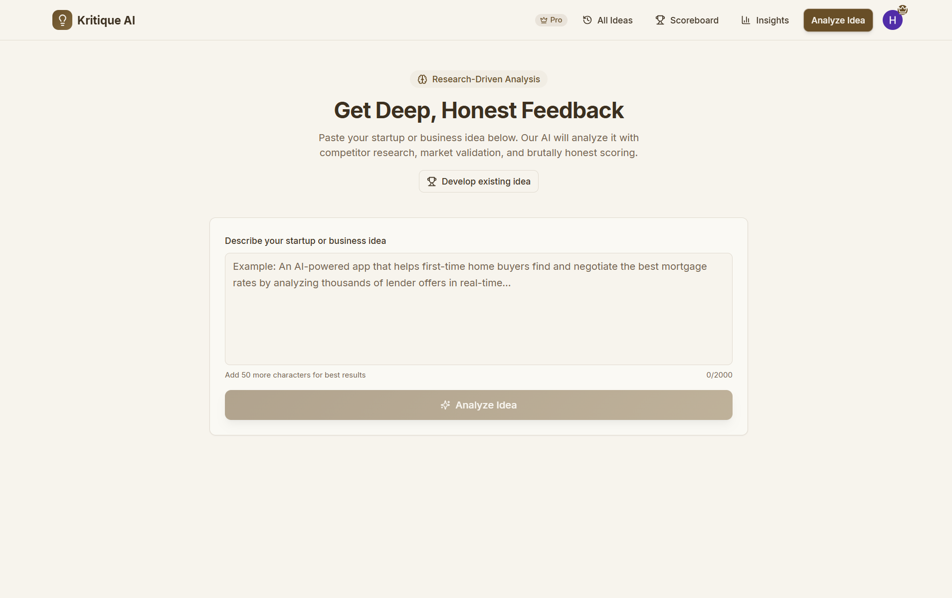Kritique AI gallery image
