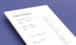 16 Page Project Management Pack image
