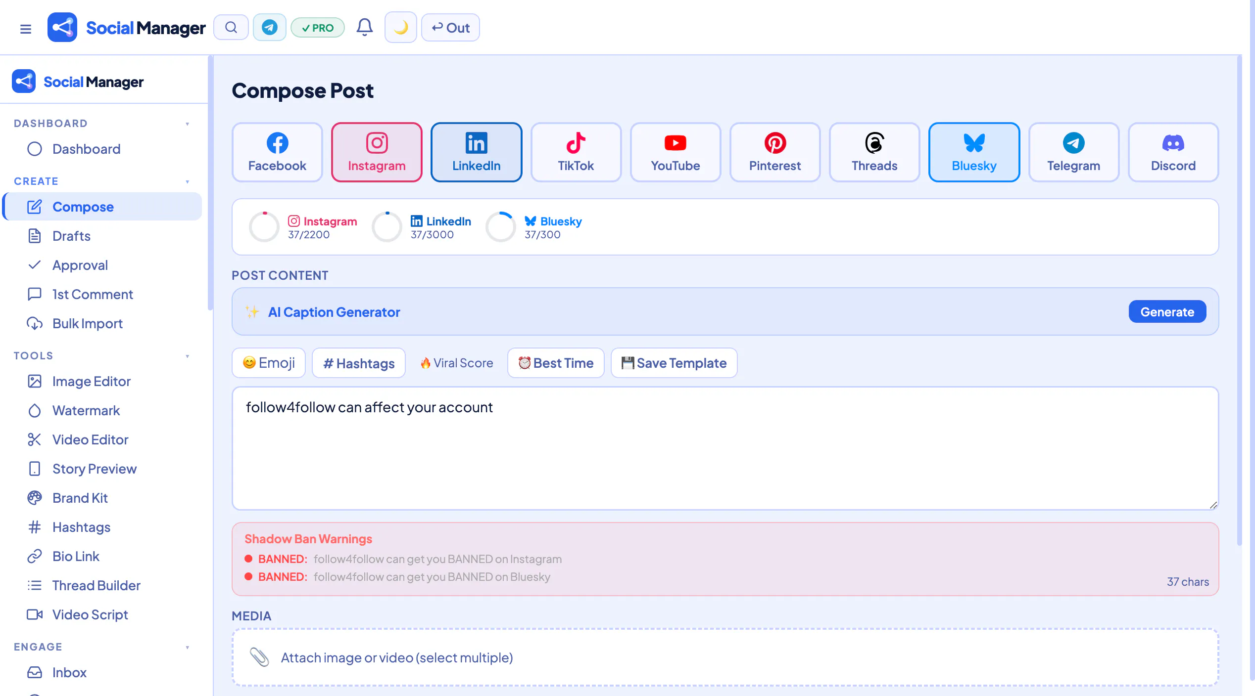 Social Manager App gallery image