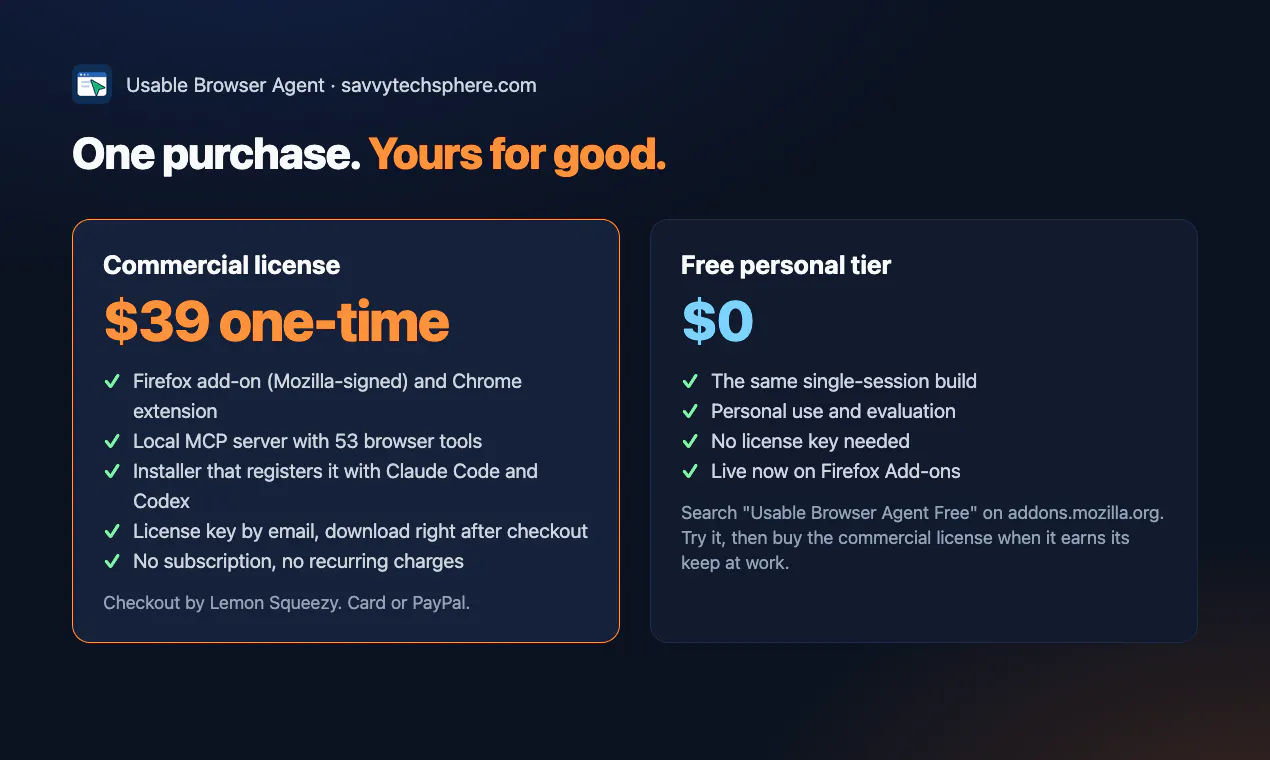 Usable Browser Agent gallery image