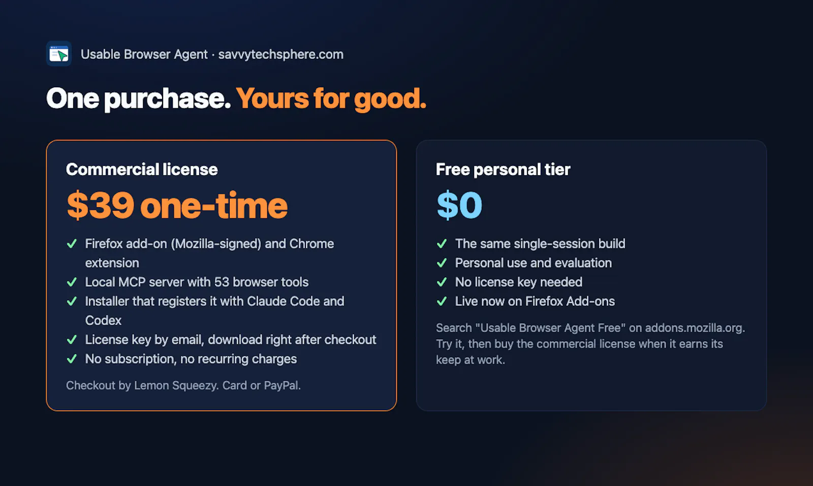 Usable Browser Agent screenshot 6