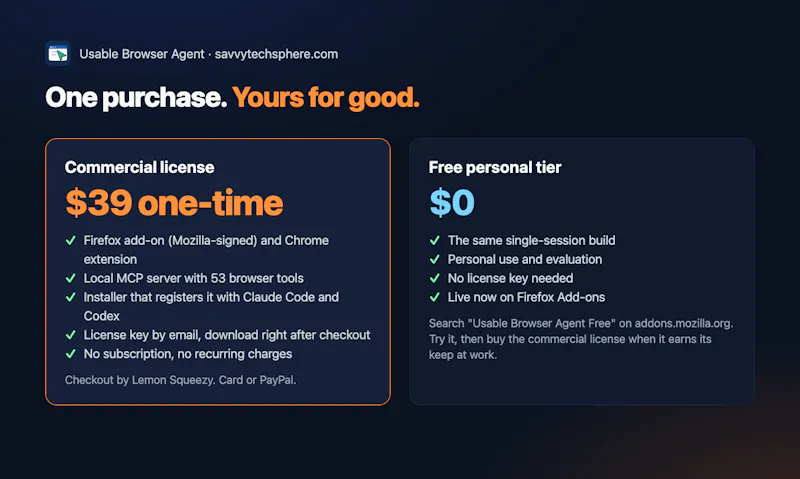 Usable Browser Agent screenshot 6