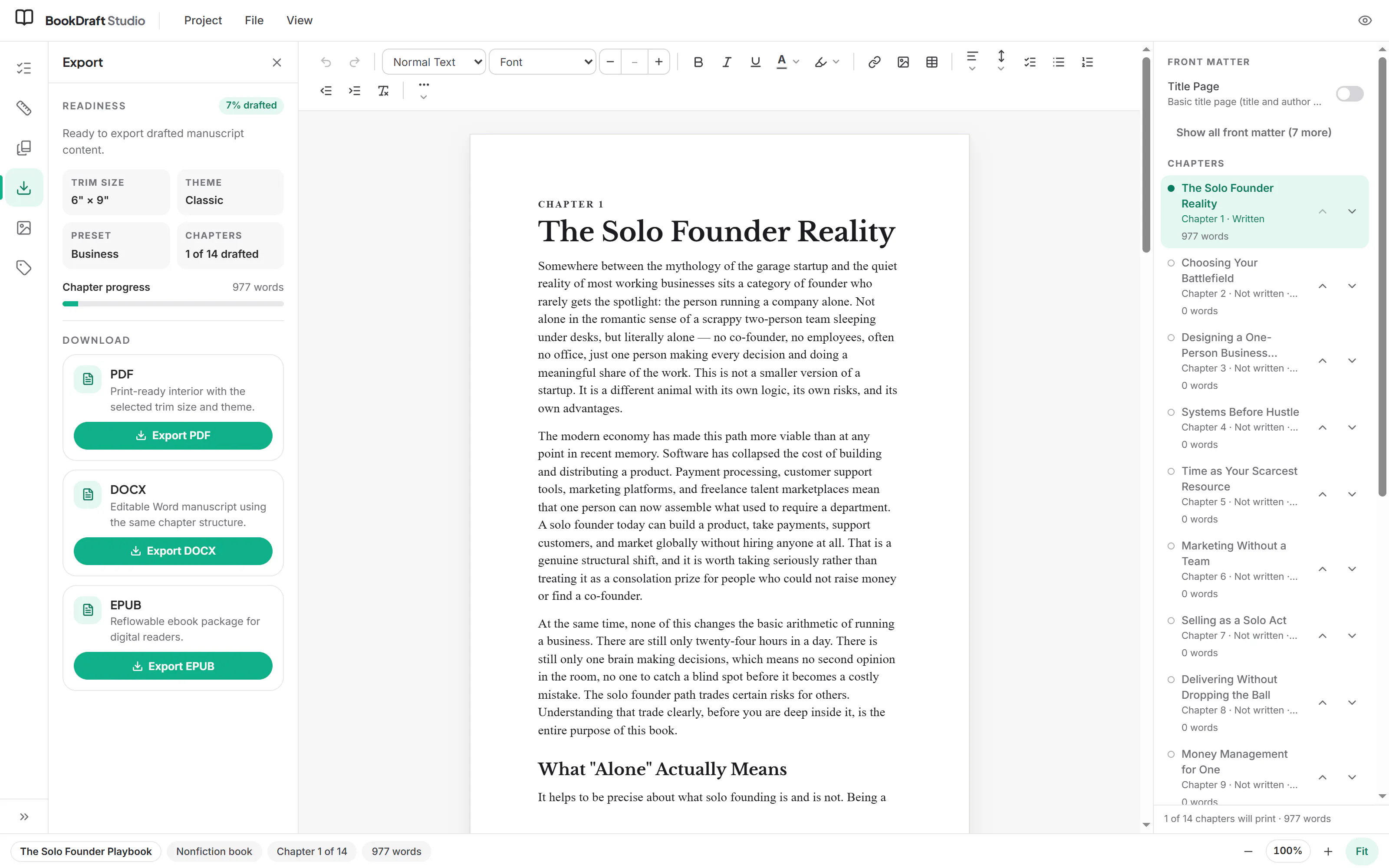 BookDraft gallery image