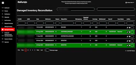 FBA Reimbursements Tool gallery image