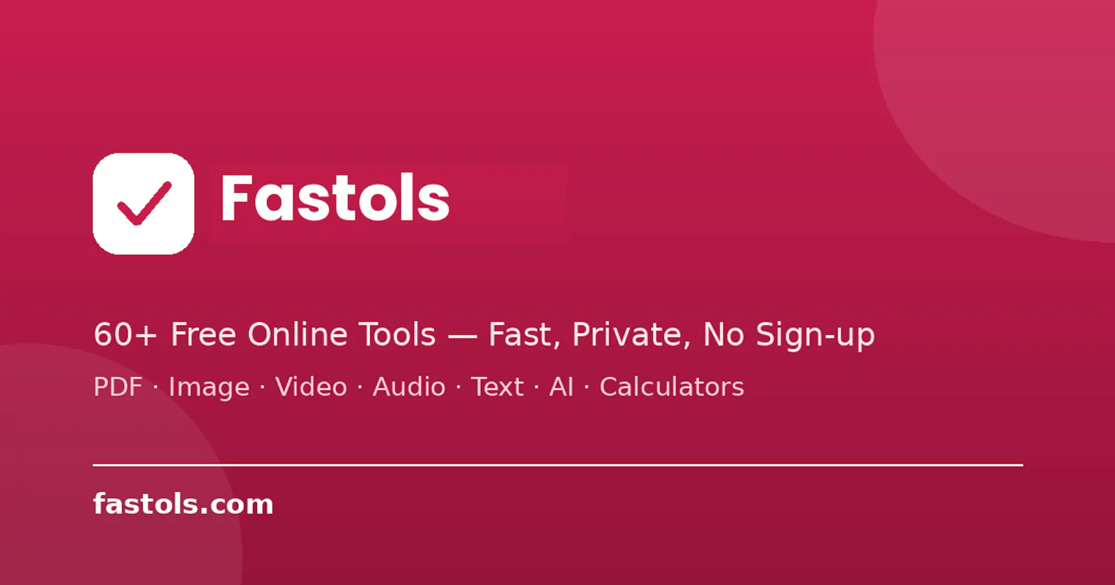 Fastols screenshot 2