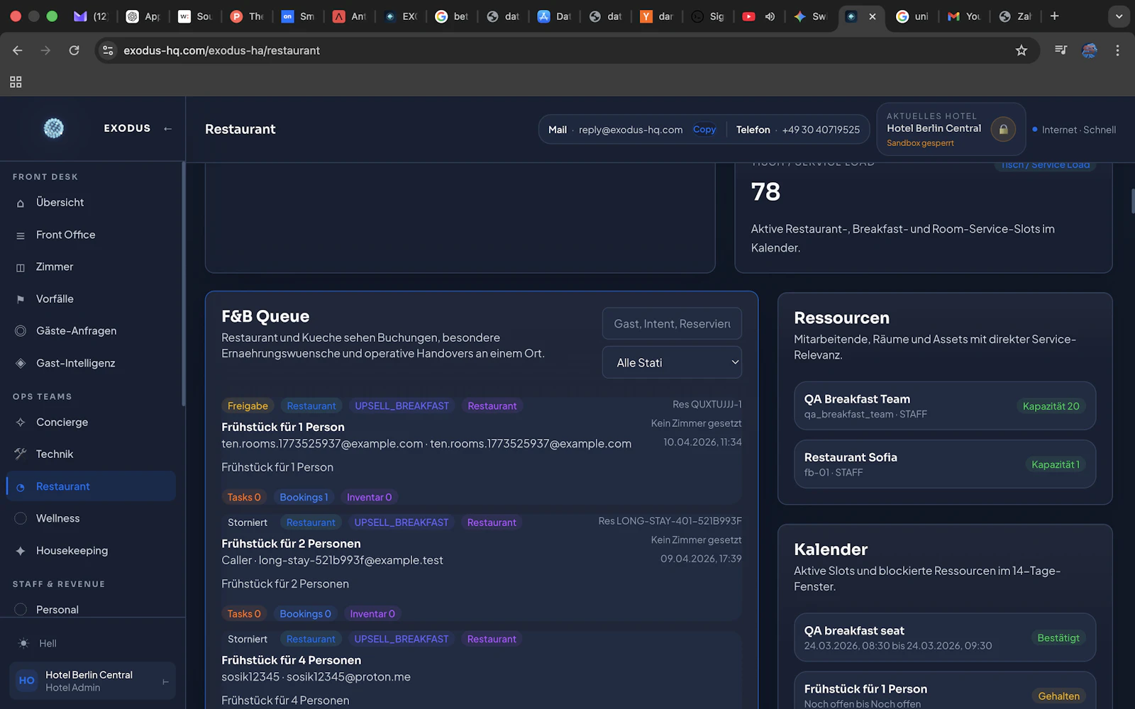 EXODUS Hotel Intelligence screenshot 27
