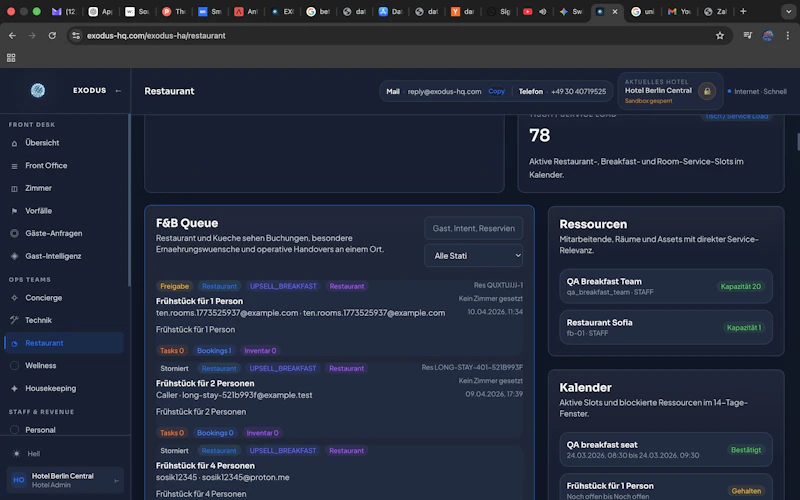 EXODUS Hotel Intelligence screenshot 27