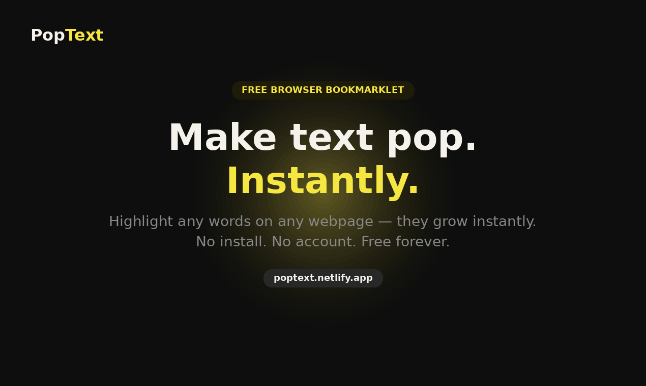 PopText  gallery image