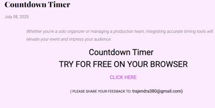 Countdown Timer gallery image