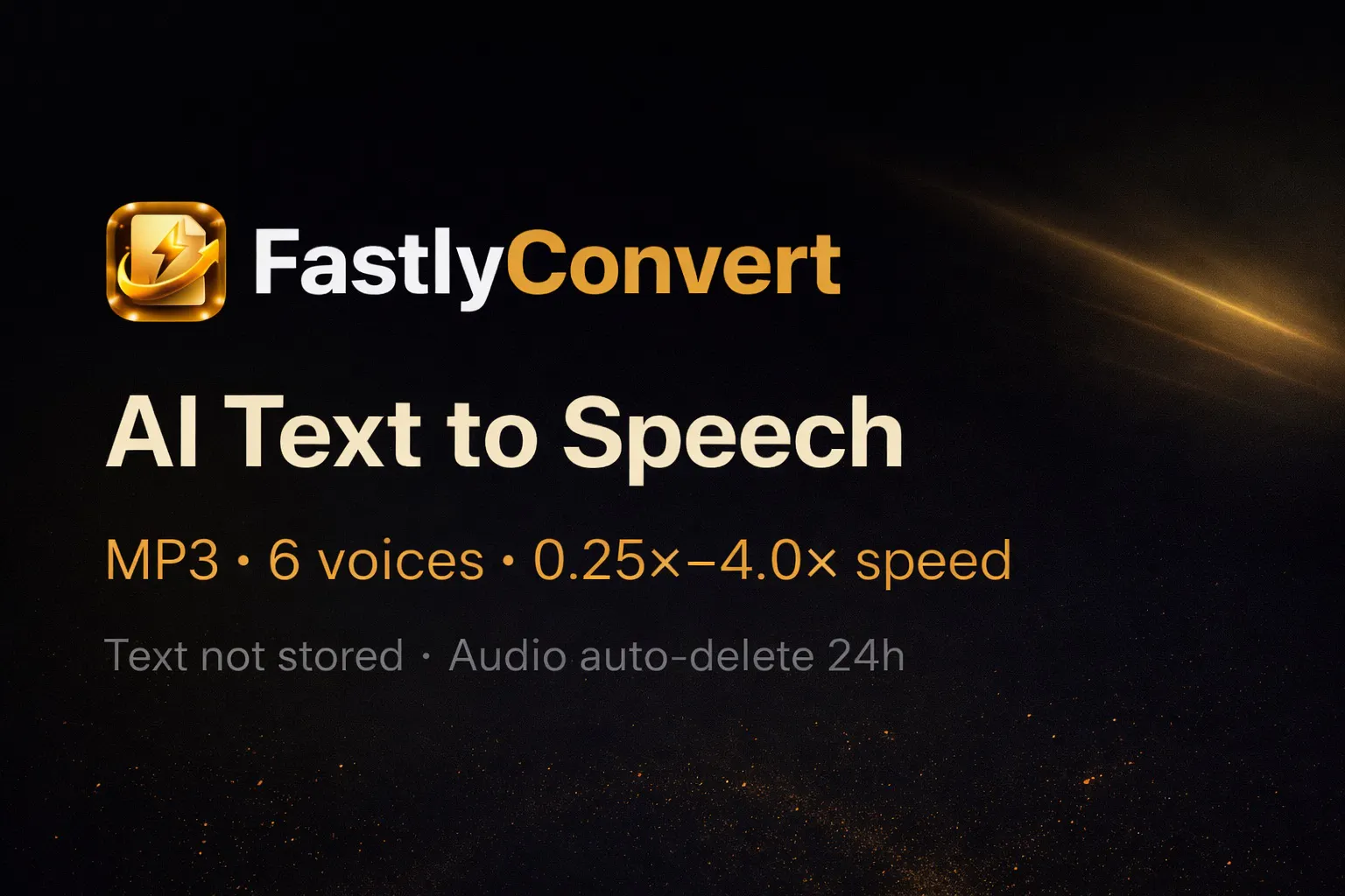 FastlyConvert Audio & Video to Text gallery image