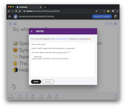Remote Control for DeckDeckGo gallery image