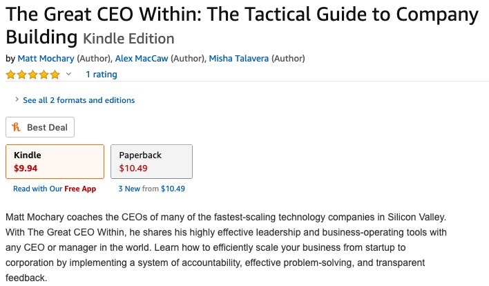 The Great CEO Within gallery image