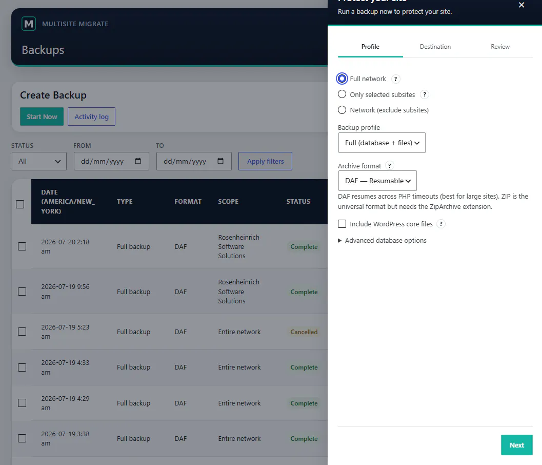 Multisite Migrate gallery image