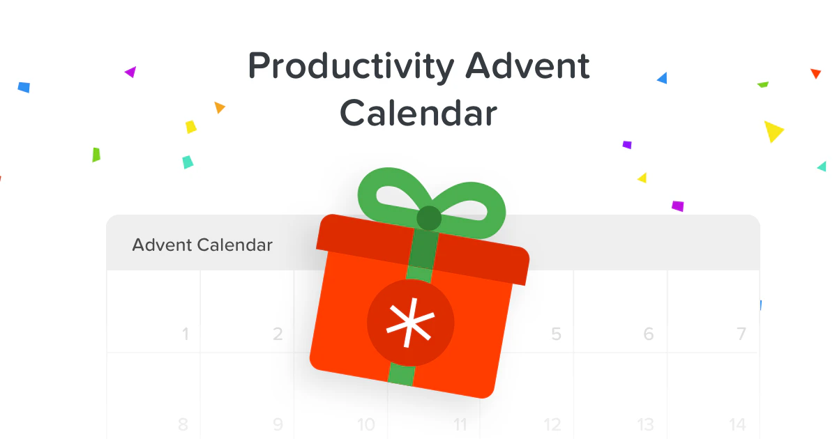 Productivity Advent Calendar