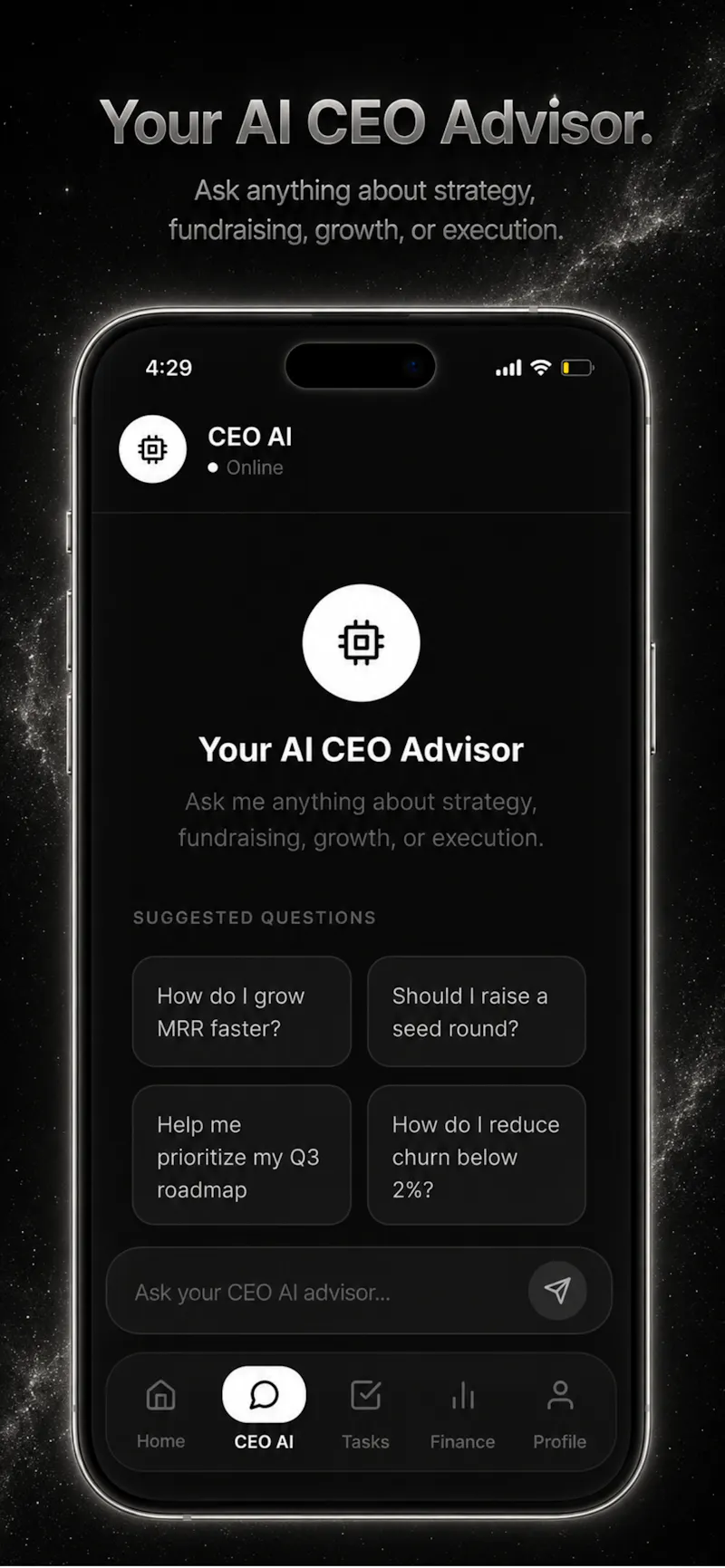CEO AI screenshot 2