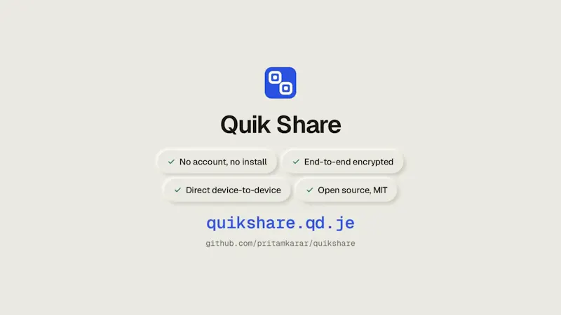 Quik Share screenshot 1 (video preview)