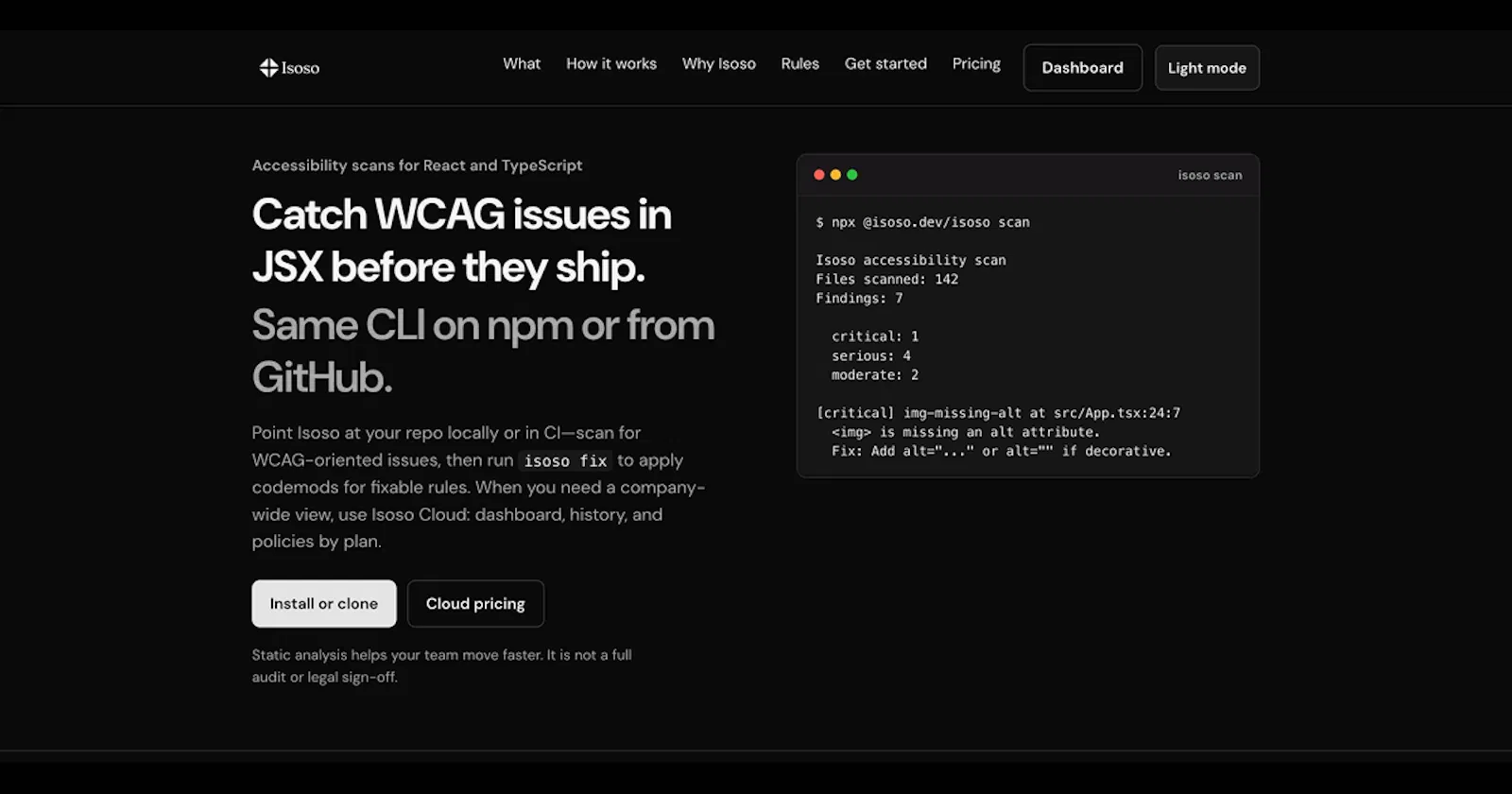 Isoso screenshot 1