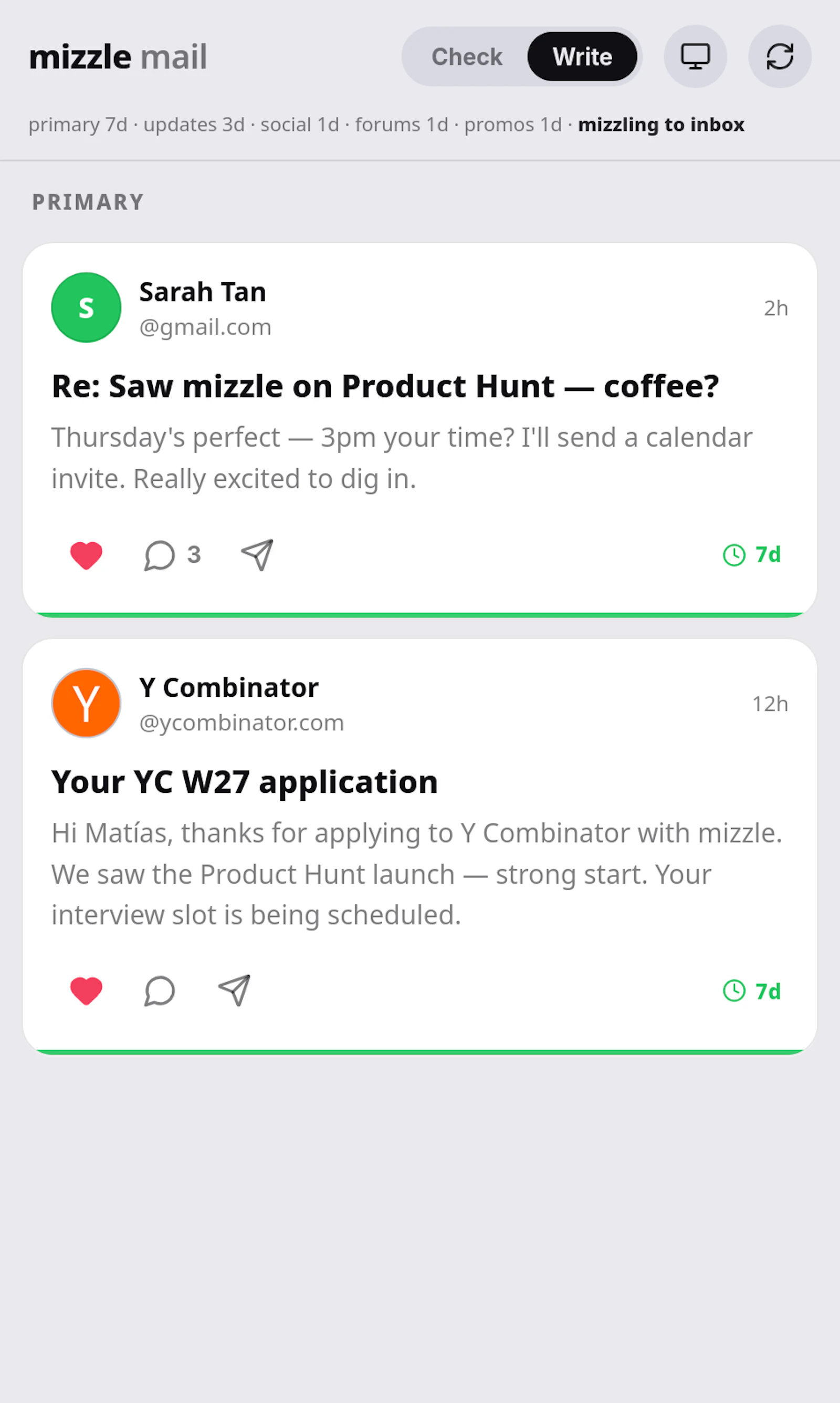 Mizzle Mail screenshot 6