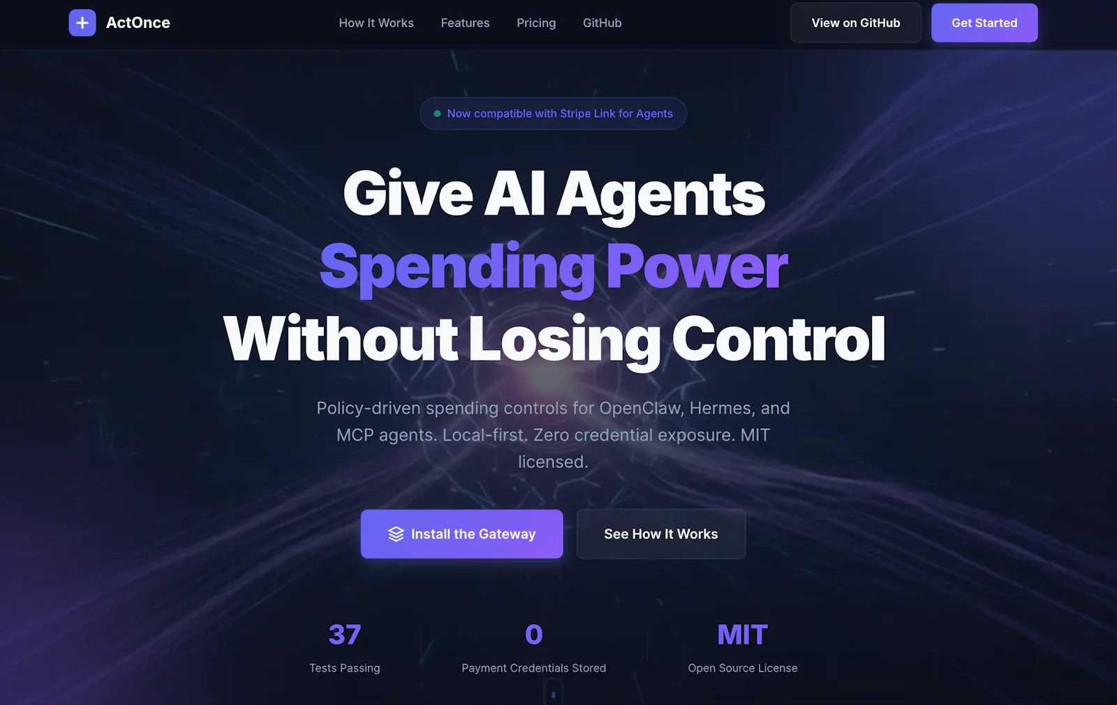 ActOnce Spend Gateway screenshot 2
